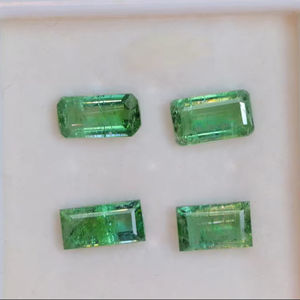 Impresionante piedra preciosa de turmalina verde forma de Octágono semipreciosa para hacer joyería piedra de corte facetado de turmalina verde suelta - Product Image 1