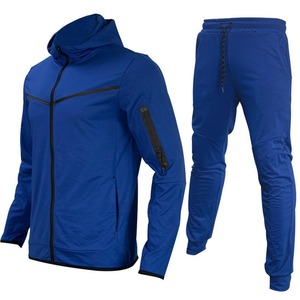 Wholesale Sport Wear <b>Cardigan</b> <b>Hooded</b> Track Suit Sports Tracksuits for <b>Men</b> Sportswear Sweatsuit Set - Product Image 3