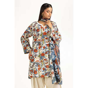 IUSTKSD-996 Conjunto de 3 Piezas para Mujer, Casual, Verano, Transpirable, Cuello en V, Manga Tres Cuartos, Estampado - Product Image 5