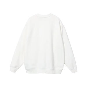 Jersey de cuello redondo OEM en blanco venta al por mayor peso pesado 100% algodón logotipo personalizado bordado de gran tamaño hombres sudadera - Product Image 2