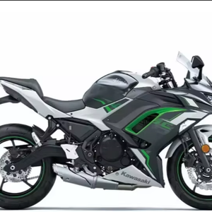 Moto sportive Kawasaki Ninja 650 ABS 2025 PRÊTE À LA VENTE – Blanc nacré/Carbone métallisé – En stock - Product Image 1