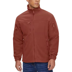 Chaqueta Bomber de Forro Polar y Lona con Cuello Alto para Hombre, Estilo Urbano, Invierno 2026, OEM Personalizado - Product Image 4