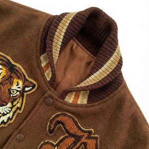 Chaqueta Varsity de Alta Calidad, Estilo Urbano Y2K, Moda Casual, Estilo Americano, Chaqueta de Béisbol para Hombre - Product Image 3