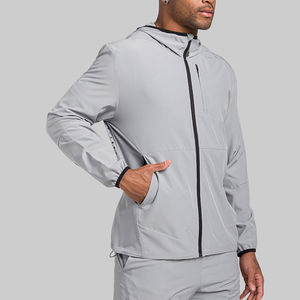 Fabricant de vêtements personnalisé surdimensionné doudoune hiver chaud unisexe veste zippée hommes coupe-vent doudoune avec capuche - Product Image 3