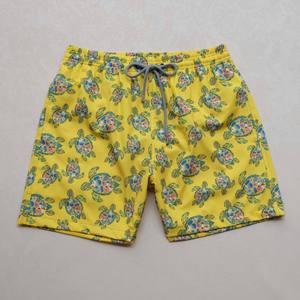 Vente en gros de maillots de bain d'été personnalisés pour hommes, maillots de bain 100% polyester, shorts de plage solides pour hommes, shorts de bain - Product Image 4