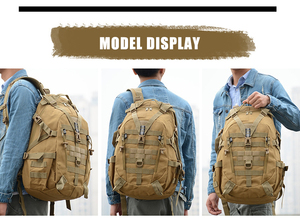 Bolsa de supervivencia impermeable para exteriores, mochila táctica de aventura y acampada, personalizada, color negro - Product Image 6