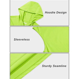 Camisetas sin mangas con capucha para entrenamiento para hombre, Camiseta deportiva para culturismo Stringer Muscle Cut Off, sudaderas sin mangas para gimnasio, transpirable, precio barato - Product Image 5