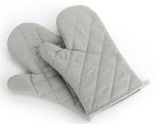 Nouveau design de mitaines de cuisine personnalisées en coton pour four en tissu de coton résistant à la chaleur à des ensembles de mitaines de four en coton polyester durables - Product Image 5
