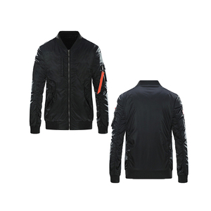 Chaquetas Bomber para Hombre con Recubrimiento, Logotipo Frontal Personalizado OEM, Impermeables, Ecológicas, Casuales, de Invierno, de Alta Calidad, Poliéster/Nailon - Product Image 3