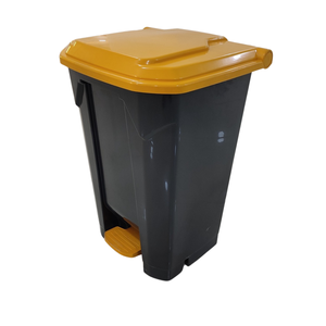 Cubo de basura con pedal HDPE de 30 litros-Cubo de basura duradero para uso doméstico y de oficina - Product Image 6