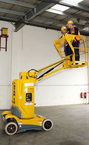 Precio barato 8M 10M 12M disponible Crawler Self Elevator Driving Aerial Cherry Picker Boom Lift para la venta Precio barato 8M 10M 12M - Product Image 3