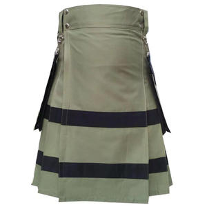 Scottish Men's Kilt Traditional Highland New Design Dress <b>Skirt</b> Tartan Kilts With Straps in Reasonable Prices - Product Image 1