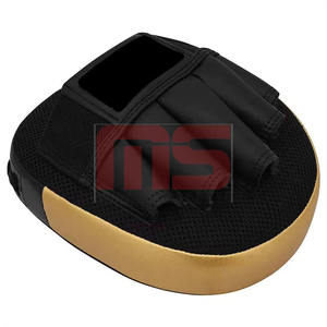 Ensembles de boxe personnalisés pour l'entraînement Coussinets de mise au point en cuir véritable Équipement de kickboxing et de MMA Mitaines de frappe de haute qualité - Product Image 3