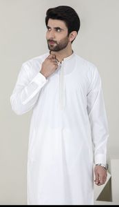 Calidad Premium shalwar Kurta para hombres musulmán Kurta pijama para hombres musulmán shalwar kameez 100% algodón para hombres shalwar qameez - Product Image 4