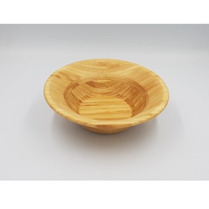 High Quality Eco-Friendly Flared <b>Bamboo</b> <b>Bowl</b> D20H7cm Handicraft for Camping OEM/ODM Viet Nam - Product Image 1