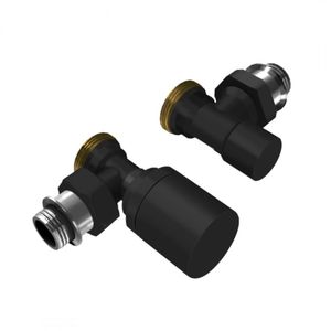 Radiador de toalla de calefacción de baño de forma cuadrada mate negro H1500XL50 mide un diseño elegante para uso doméstico - Product Image 3