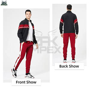 Chándal Deportivo Estampado para Hombre, Talla Grande, con Ribete en Contraste, para Correr, Fitness, Ropa Deportiva Activa, Transpirable y Resistente al Viento - Product Image 6