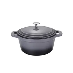 Hot Pot Stainless Steel Cook Ware And Food Serving Food Warming Casseroles Kitchenware Grey Color Tabletop Casseroles Hot Pot