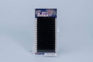 ราคาส่ง ขนตาปลอมแบบเส้นต่อเส้น ทำมือ ยาวเป็นธรรมชาติ ใย PBT ของเกาหลี สีดำสนิท - Product Image 3