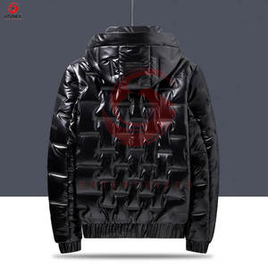 แจ็กเก็ตขนเป็ดผ้าใบกันลมกันหนาวสำหรับผู้ชายเสื้อแจ็คเก็ตแบบหนาระบายอากาศได้ดีออกแบบได้ตามต้องการ - Product Image 4