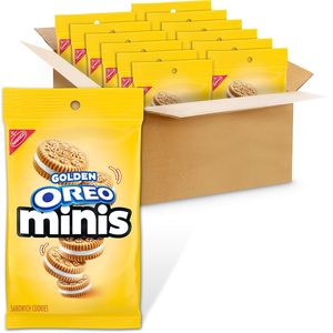 OREO Minis Golden Sandwich Cookies, 12 - 3 oz Bags - Product Image 1
