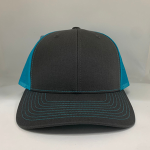 Light Blue/Charcoal Custom Logo Trucker <b>Hats</b> Snapback <b>Caps</b> Custom Patch Vietnam <b>Promotional</b> <b>Hat</b> <b>Cap</b> for Man - Product Image 1