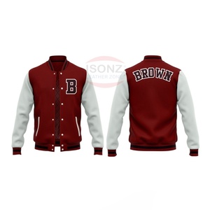 Blouson aviateur Winter Street Style Baseball Letterman Varsity pour homme - Product Image 3