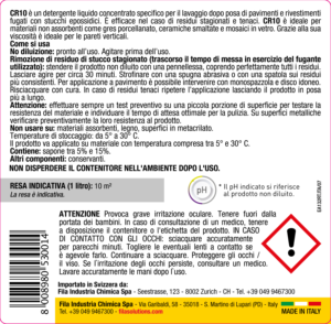 FILA Soluciones para el Cuidado de Superficies CR10, Removedor de Residuos de Epoxi Líquido, Limpiador de Azulejos de Cerámica, Vidrio y Mosaico, Alta Viscosidad, Sin Residuos - Product Image 2