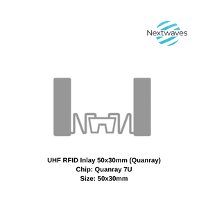 UHF <span class=keywords><strong>RFID</strong></span> Inlay 50x30mm (QR) Chip: qr7u, sản xuất tại Việt Nam, Model: Kích thước ăng ten Web: 50x30mm, Phạm vi đọc: 6 đến 9 mét - Product Image 3