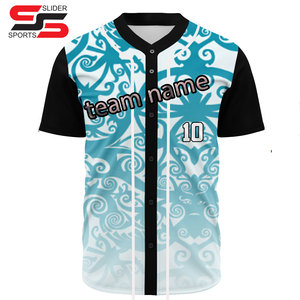 Camisetas de béisbol personalizadas baratas sublimadas de EE. UU. para hombre, uniformes deportivos de béisbol - Product Image 3