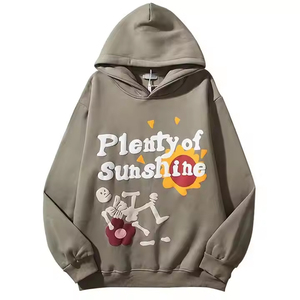 เสื้อฮู้ดผ้าฝ้าย100% 420กรัมโอเวอร์ไซส์แบบพรีเมี่ยมสำหรับฤดูหนาวพร้อมโลโก้แบบกำหนดเองสำหรับพิมพ์พัฟรูปแบบของแข็งที่ติดทนนาน - Product Image 1