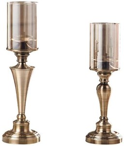 Luxury Style Solid Metal <b>Hurricane</b> Candle Holder Fancy Gold Finish Handmade Table Decor Stand and <b>Lantern</b> Wholesale Price - Product Image 4