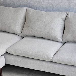 Sofá Esquinero en Forma de L de Tres Plazas SFL68023 220x86cm con Tapicería de Tela y Patas de Madera para Salas de Estar - Product Image 6