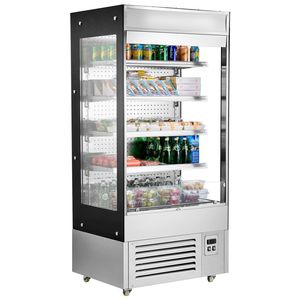 Nuevo Exhibidor Refrigerado Comercial de 4 Niveles con Cortina de Aire e Iluminación - Product Image 2