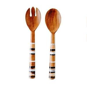 Meilleures ventes en Inde : Ensemble de saladiers en acacia, accessoires écologiques, compatibles lave-vaisselle, ustensiles de cuisine, fabriqué en Inde - Product Image 3