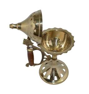 Elegant Brass <b>Incense</b> Bakhoor <b>Burner</b> For Spiritual And Ritual Use Brass <b>Incense</b> Bakhoor <b>Burner</b> For Arabian Oud And Bakhoor - Product Image 1