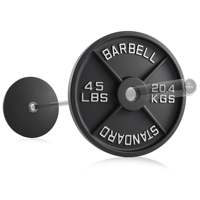 Vente en gros en usine 5 10 25 35 45 Lb plaque de poids en métal salle de sport en fonte 2 pouces plaques d'haltères en acier plaque de fonte