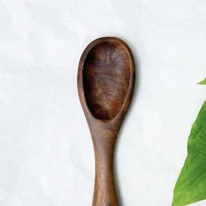 Cuillères en bois de manguier naturel d'acacia 30 cm faites à la main Outils de cuisine fabriqués à la main en Inde - Product Image 1