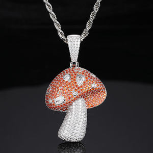 Pendentif Moissanite personnalisé en argent sterling avec lettre de testeur de diamant - Product Image 1