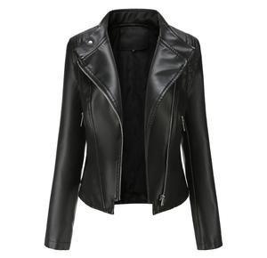 Dernière mode de veste en cuir pour femmes respirant anti-rides imperméable écologique qualité supérieure léger coton d'hiver - Product Image 3