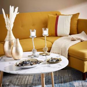 Plateau décoratif en forme de feuille en métal doré Bibelot Porte-bijoux Décoration intérieure Centre de table Plateau de service Bibelot en forme de feuille d'or - Product Image 2