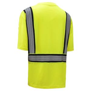 2026 Reflective Work Wear <b>Hi</b> <b>Vis</b> Polo <b>Shirts</b> for Work Safety Polo <b>Shirt</b> Reflective Tape Short Sleeve Working <b>T</b> <b>Shirts</b> - Product Image 5