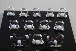 Juego de abrazaderas de presa de goma Dental de calidad, Kit de abrazadera endodóntica Universal de marfil, instrumentos quirúrgicos de acero inoxidable para dentistas - Product Image 2