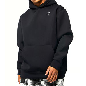 Sweat à capuche surdimensionné pour hommes avec manches longues 100% coton saison d'hiver Logo personnalisable Design - Product Image 3