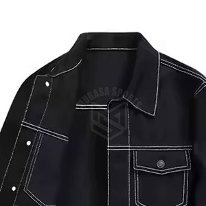 Nuevo diseño de los hombres Jeans Jacket Low MOQ Jeans Chaqueta de invierno a precio al por mayor Hecho en Pakistán - Product Image 5