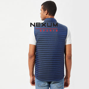 Chalecos acolchados de burbuja cómodos transpirables con logotipo personalizado de alta calidad para hombre, chaleco acolchado sin mangas de invierno, chaqueta personalizada - Product Image 2