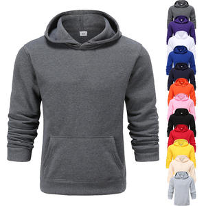 Vente en gros de sweats à capuche pour hommes logo personnalisé sweats à capuche unis surdimensionnés vierges poids lourds pour l'hiver pour hommes - Product Image 1