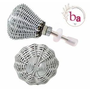 Tiradores tejidos de alambre plateado para puerta de cajón, tirador de calidad de exportación para cocina, dormitorio, tocador, Hotel, sala de estar, uso escolar - Product Image 2