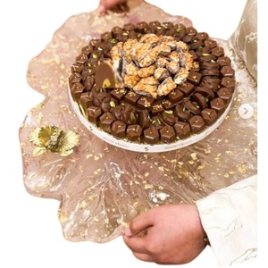 Cuenco dulce moderno, cuenco de chocolate de metal pulido plateado de la mejor calidad, perfecto para servir comida en bodas y eventos elegantes - Product Image 3