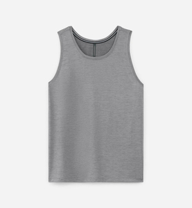 Camiseta sin Mangas Casual para Hombre, Cuello Redondo, Color Sólido, Impresión Digital, 100% Poliéster, Transpirable, Ecológica, de Secado Rápido - Product Image 1